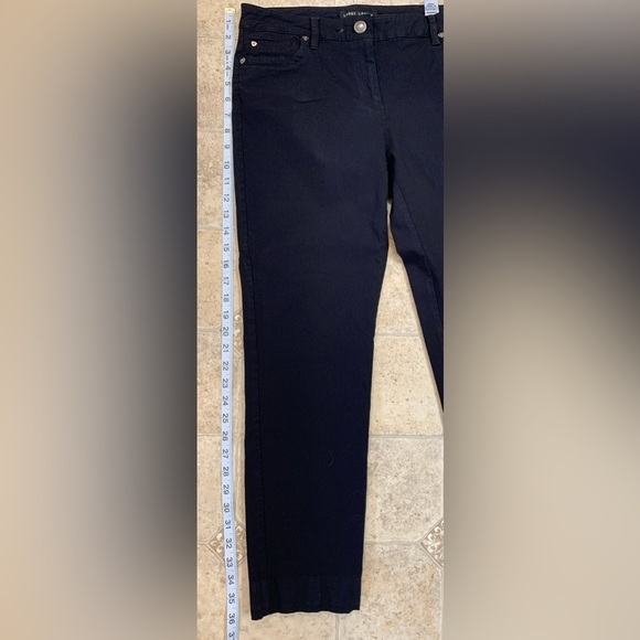 Women’s Larry Levine Black Ankle Pants Size 10 - Picture 5 of 7